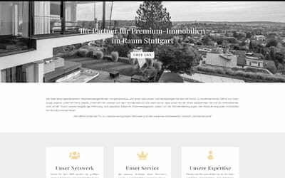 Webseite Referenz Immobilien